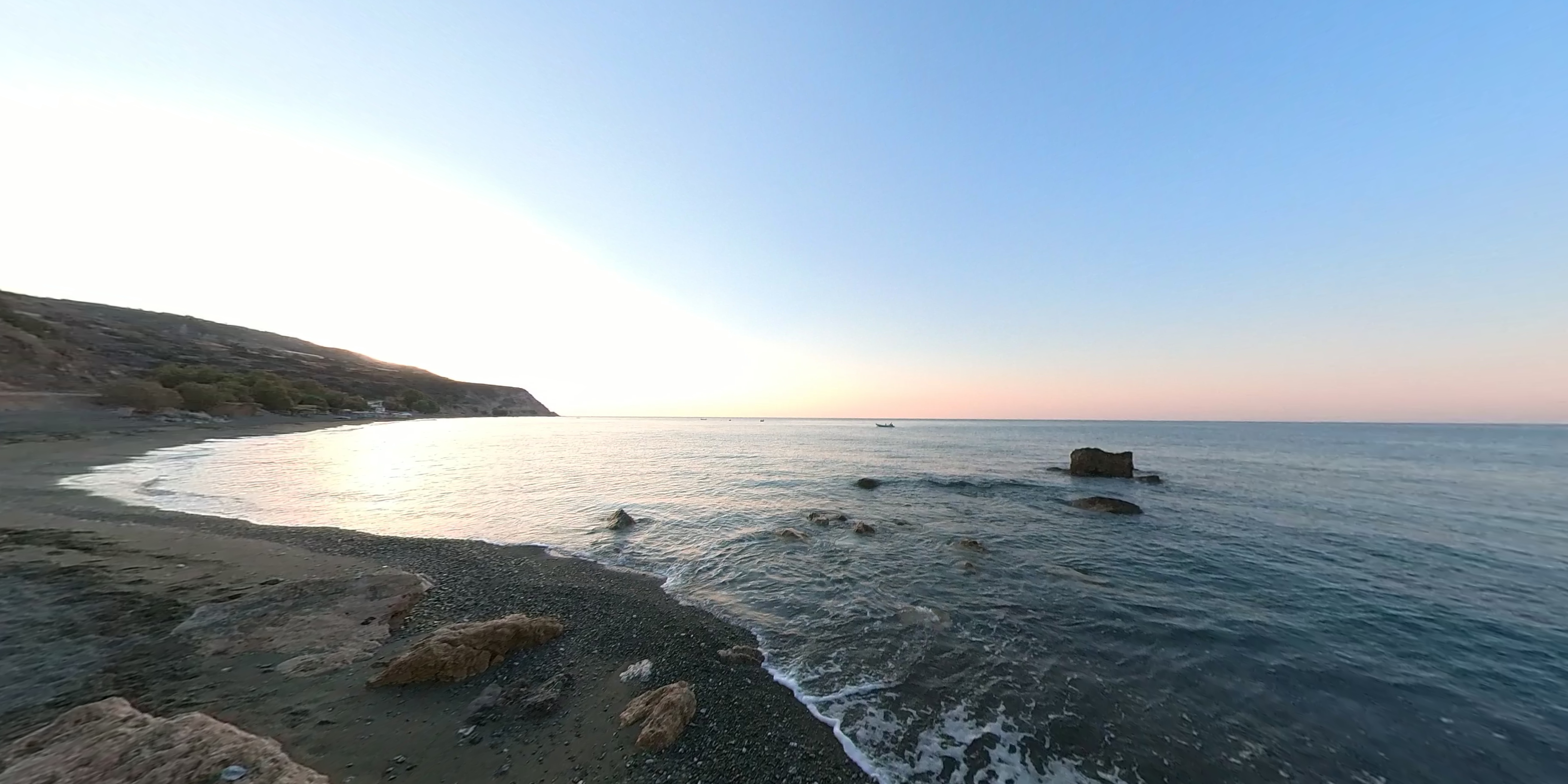 Sunrise at Tertsa Beach